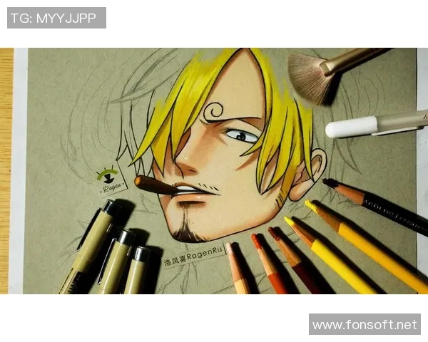 彩铅绘制的足球明星卡通头像展现个性与魅力的艺术作品