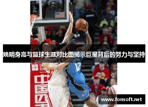 姚明身高与篮球生涯对比图揭示巨星背后的努力与坚持